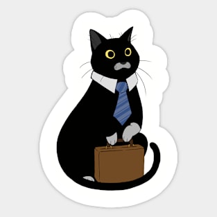 Business Cat Sticker